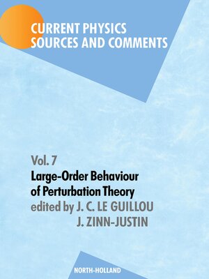 cover image of Large-Order Behaviour of Perturbation Theory